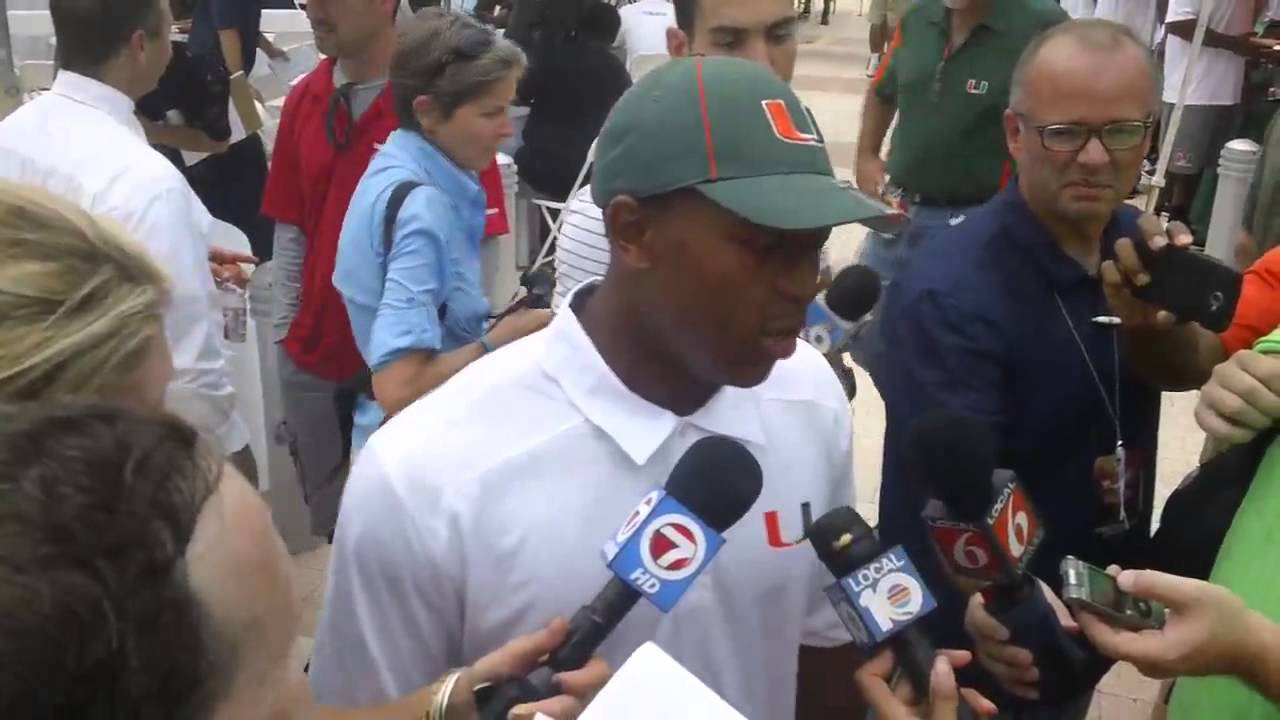 Ray Lewis III #CanesCamp - Aug. 9 2013