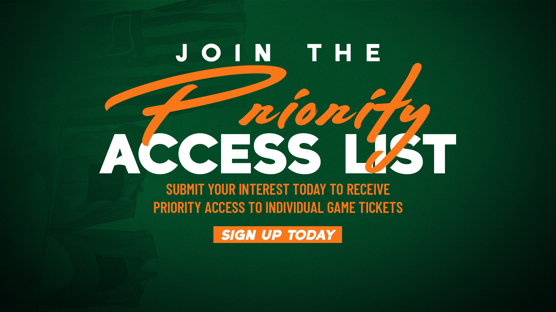 Football Individual Game Ticket Priority Access