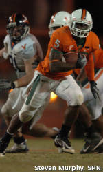 Miami-Virginia to Kick Off at Noon (ET) on Nov. 1