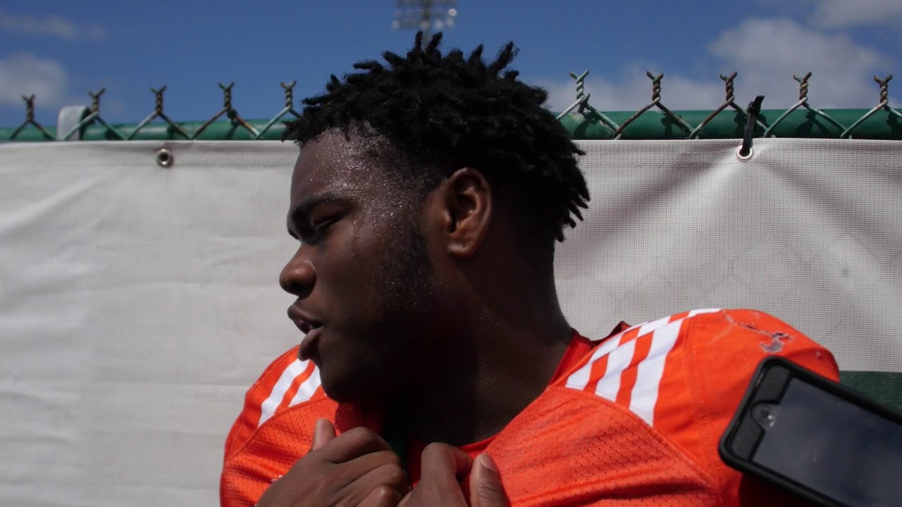 DeeJay Dallas | Post Practice Interview | 3.27.18