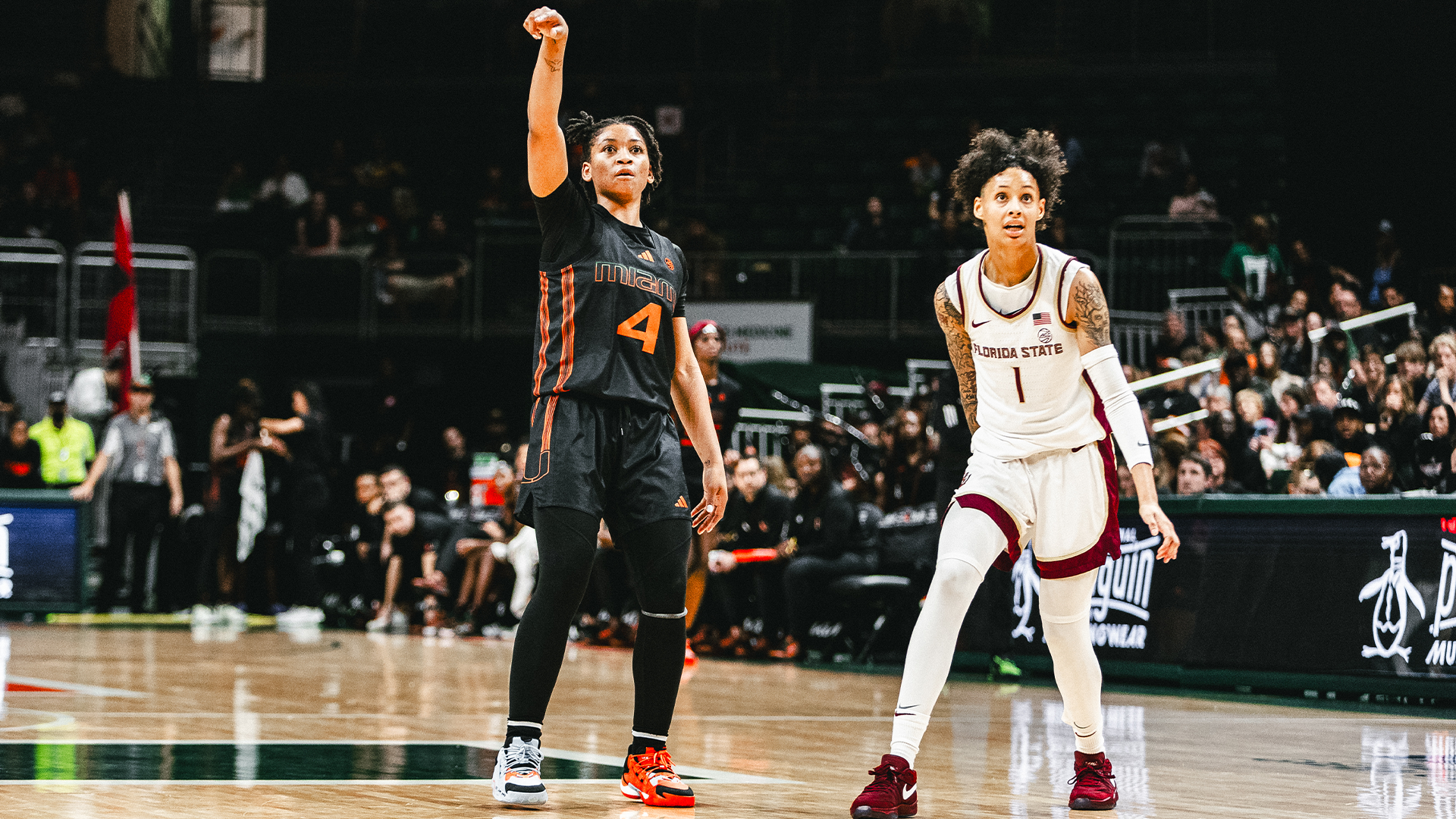 Roberts Tallies First-Career Double-Double Despite Loss Against FSU