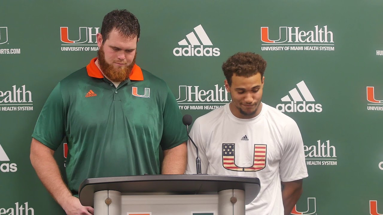 KC McDermott & Travis Homer | Post Game Presser vs Notre Dame | 11.11.17