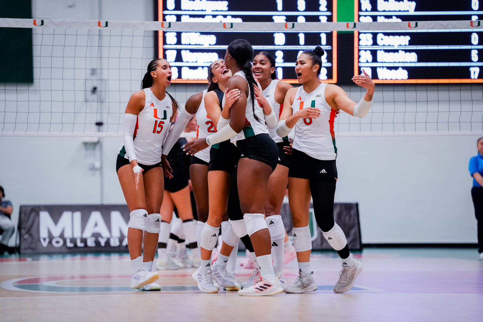 Hurricanes Earn Five Set Win Over Hokies