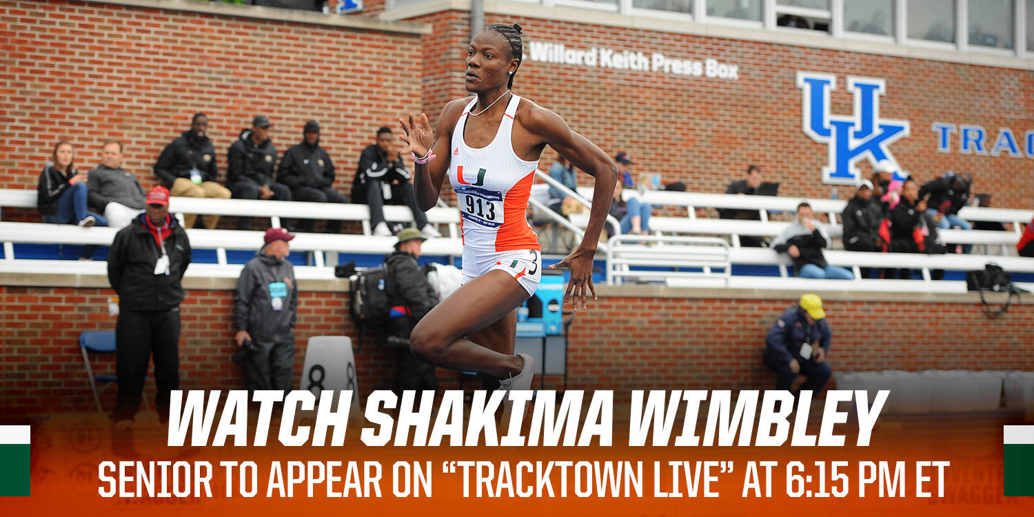 Shakima Wimbley to appear on "TrackTown Live"