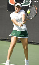 No. 5 Miami Too Much for No. 54 Virginia Tech, 6-1