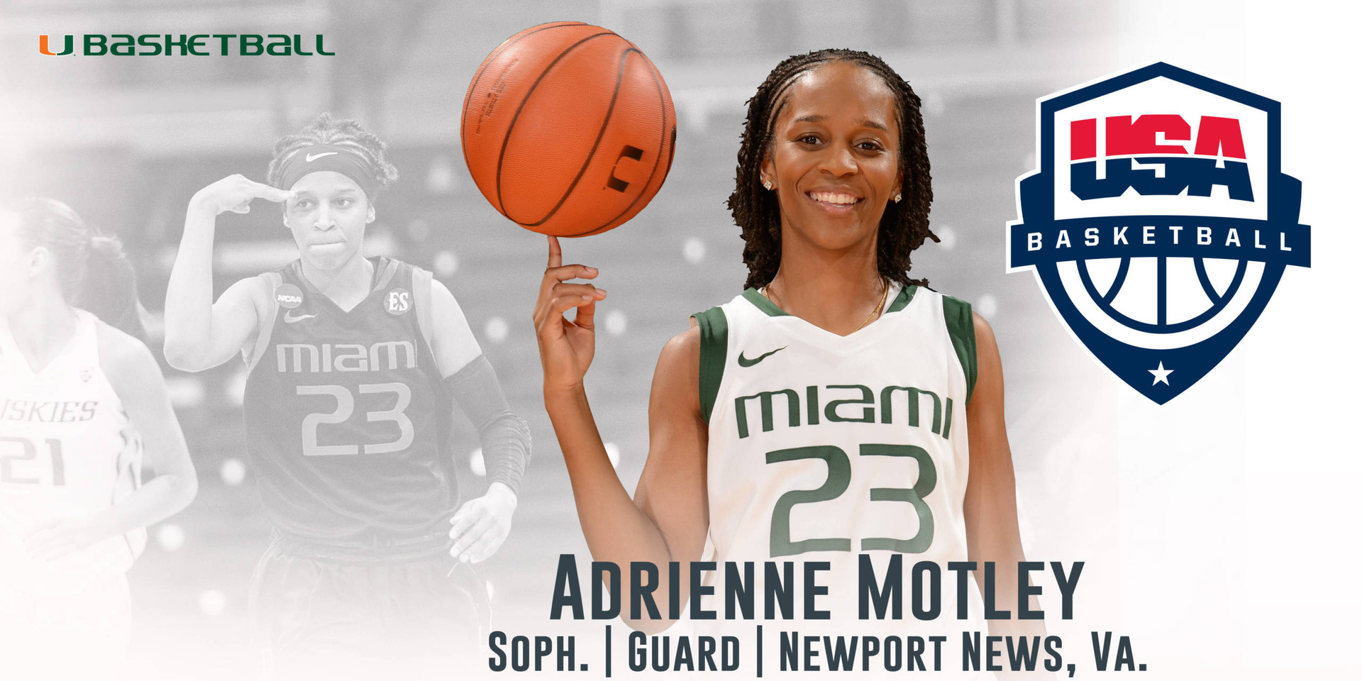Motley Chosen for USA Basketball Team Trials