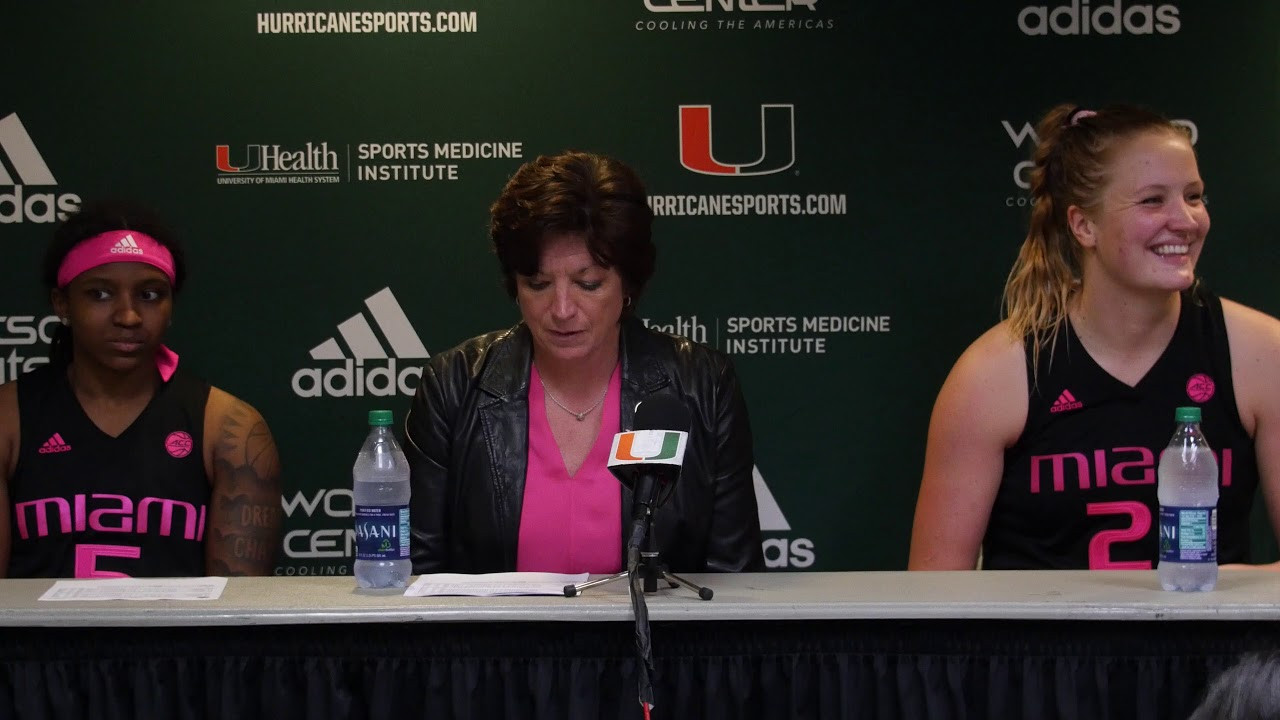 Mykea Gray, Coach Meier, Emese Hof | Postgame Presser | 2.24.19