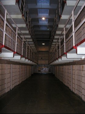 Alcatraz cell blocks.