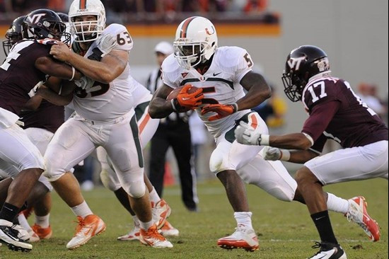 Lamar Miller - 2011 Miami Hurricanes Football @ Virginia Tech