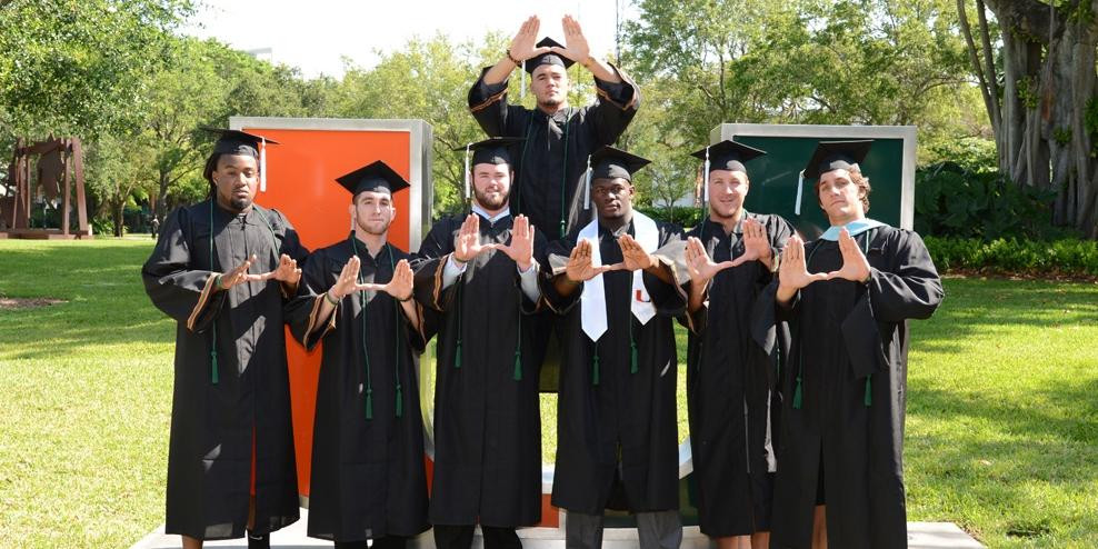 Seven FB Student-Athletes Graduate in Spring