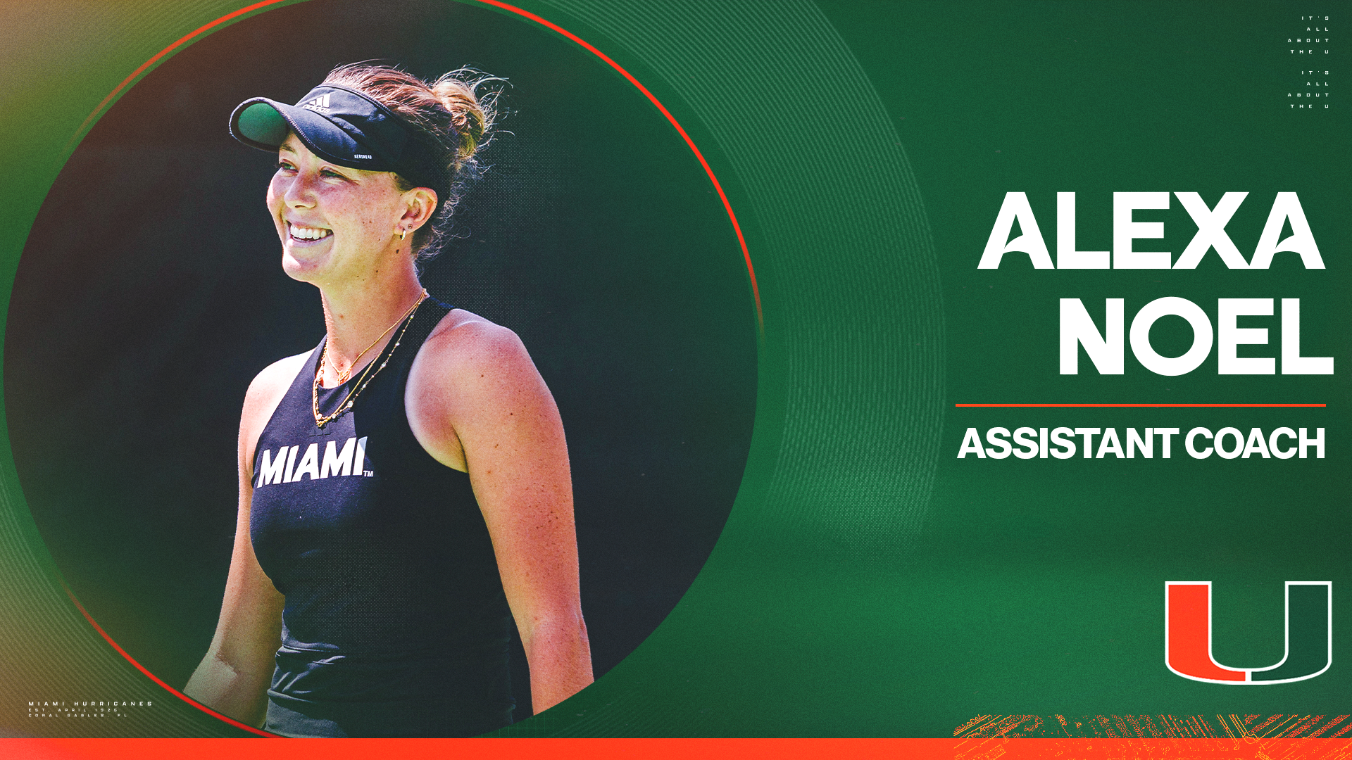 Alexa Noel Named W. Tennis Assistant Coach