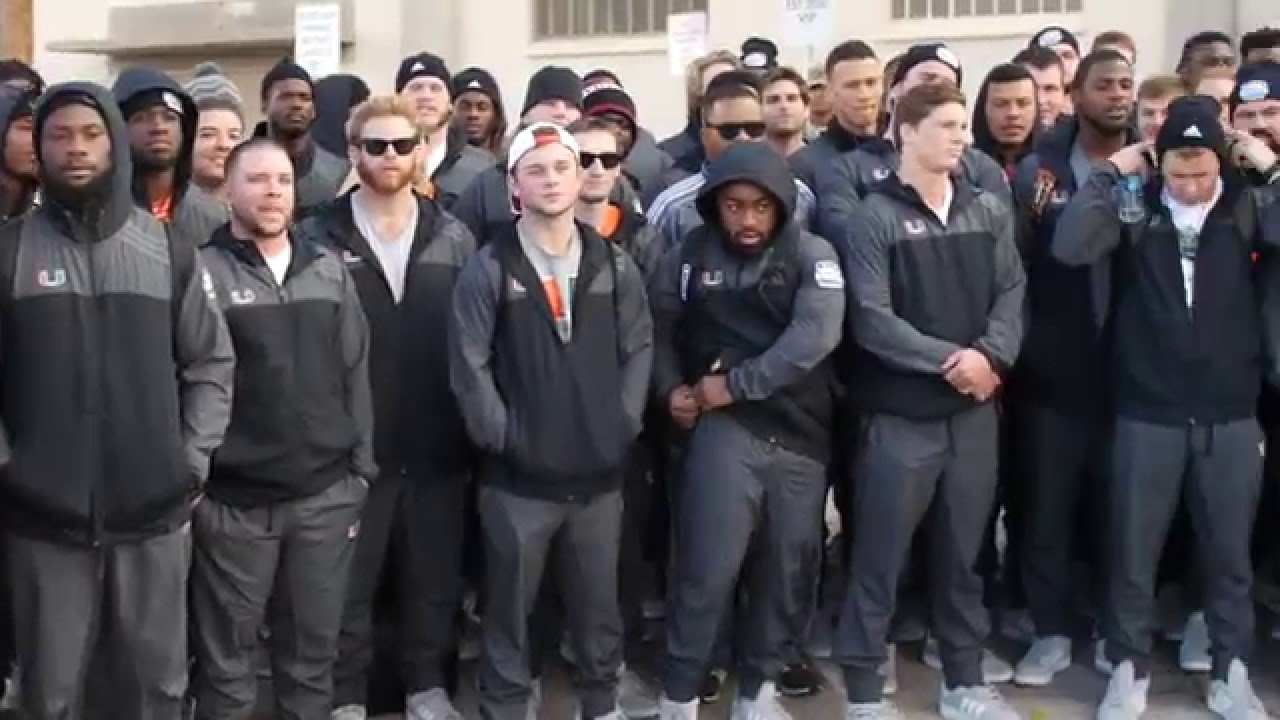Canes Football Visit Fort Bliss | 12.23.15