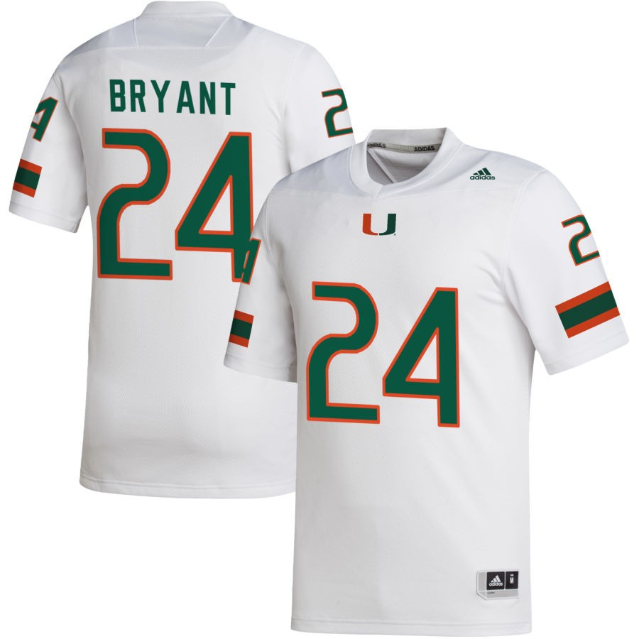 Men's adidas White Miami Hurricanes NIL Replica Football Jersey