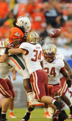 Recap: Canes Stumble Against Eagles