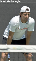 Chin Clinches ACC Win for Miami Men's Tennis