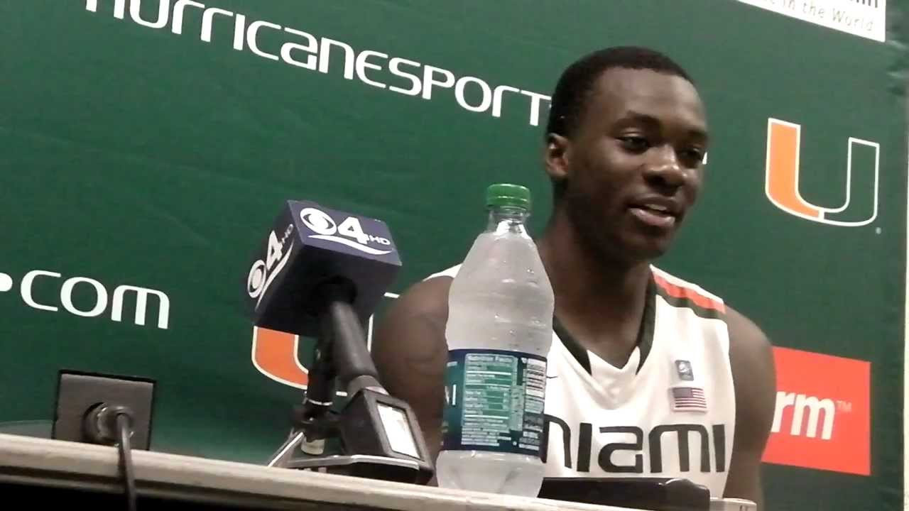 Feb. 26, 2012 Press Conference with players Kenny Kadji and Durand Scott
