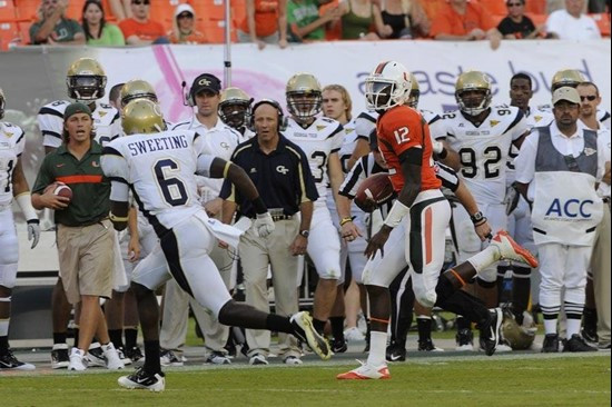 Jacory Harris on the rollout