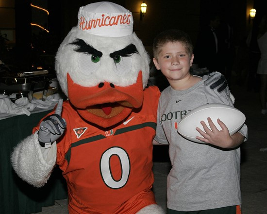 2007 UM Football Awards Ceremony on December 2, 2007 at Jungle Island
