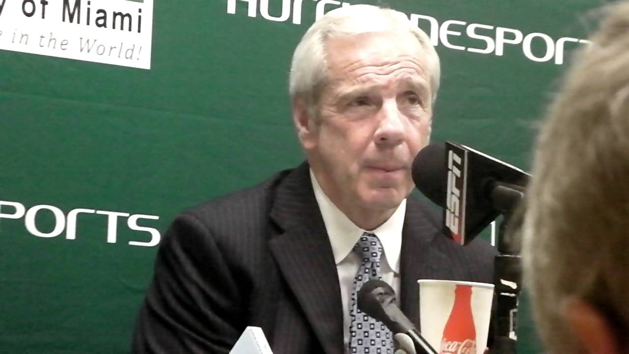 Feb. 15, 2012 Miami v. UNC post-game press conference with Coach Williams