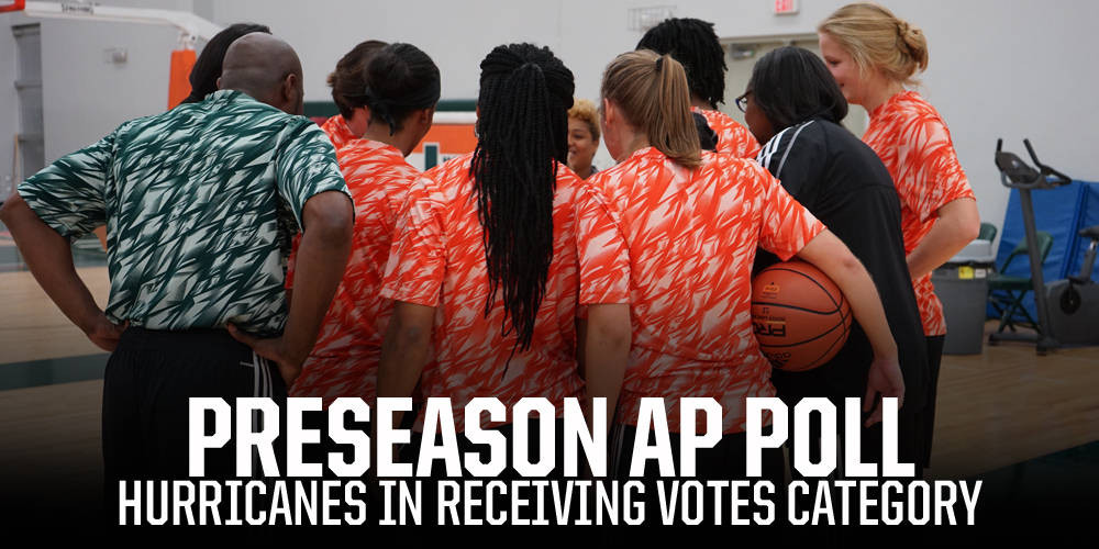 @CanesWBB Receiving Votes in AP Poll