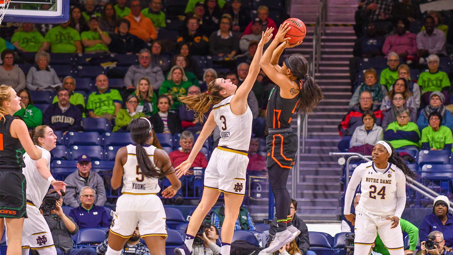 WBB Drops Heartbreaker at No. 2 Notre Dame, 83-76