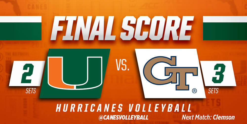 Canes Drop Heartbreaker to Georgia Tech