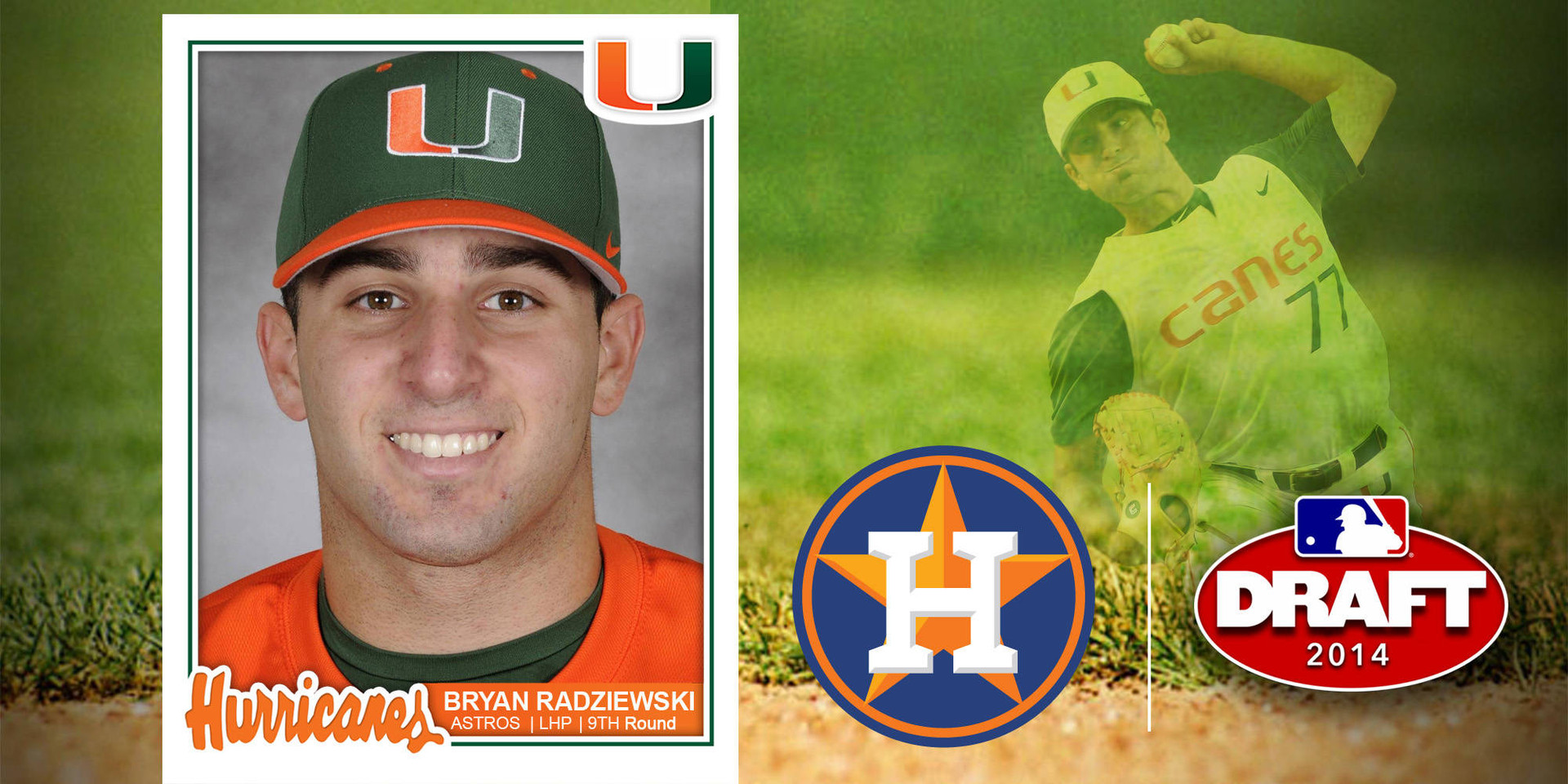 Radziewski Taken by Astros in Ninth Round