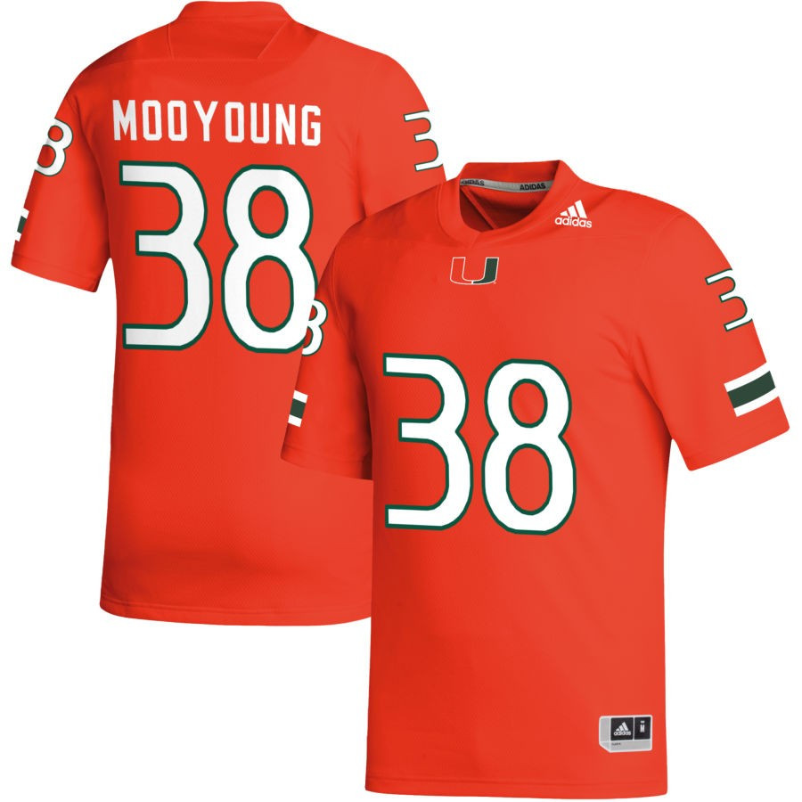 Men's adidas Orange Miami Hurricanes NIL Replica Football Jersey