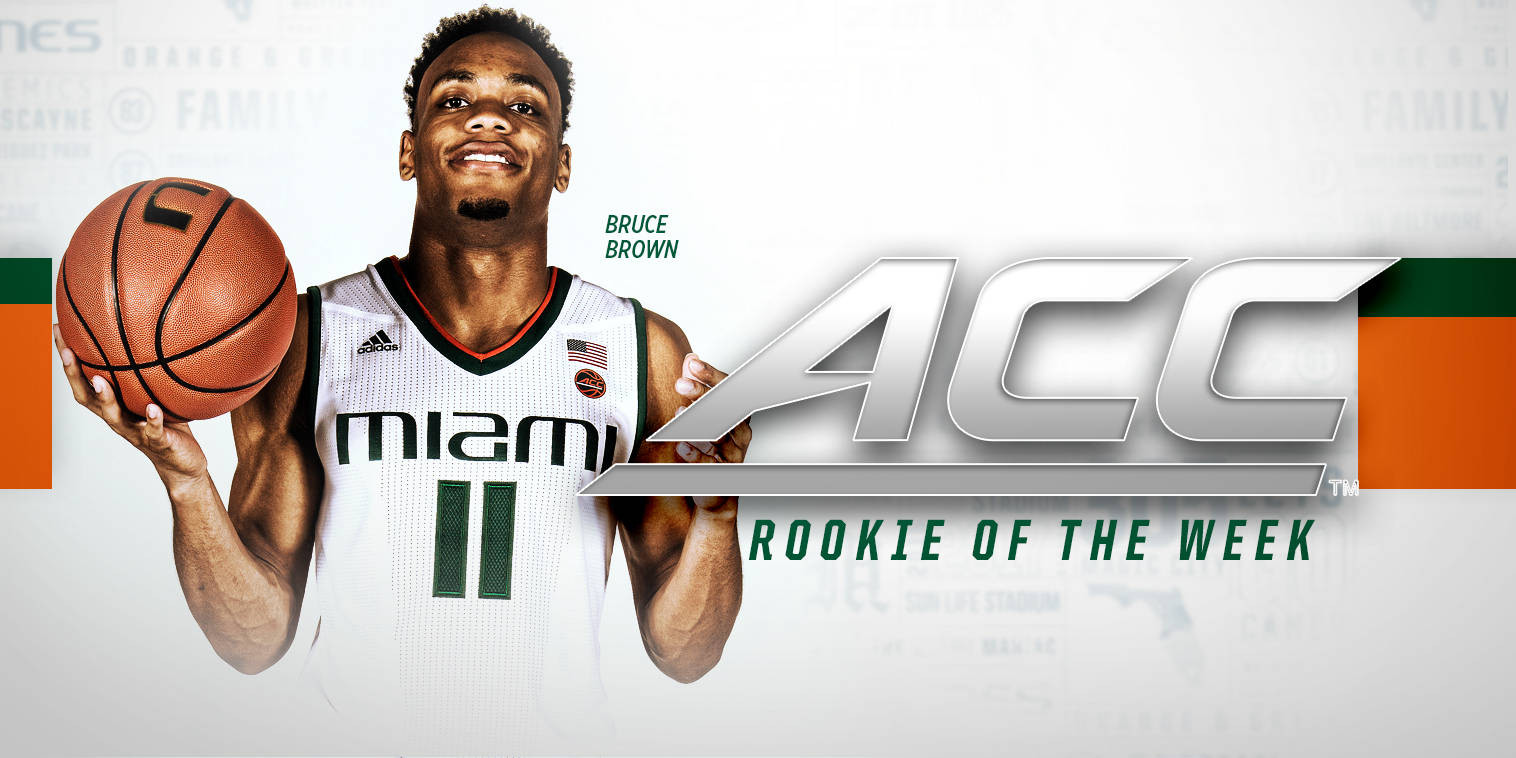 Brown Named ACC Freshman of the Week