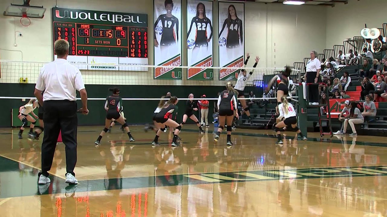 Volleyball | Canes Sweep Wake Forest | 11.22.15