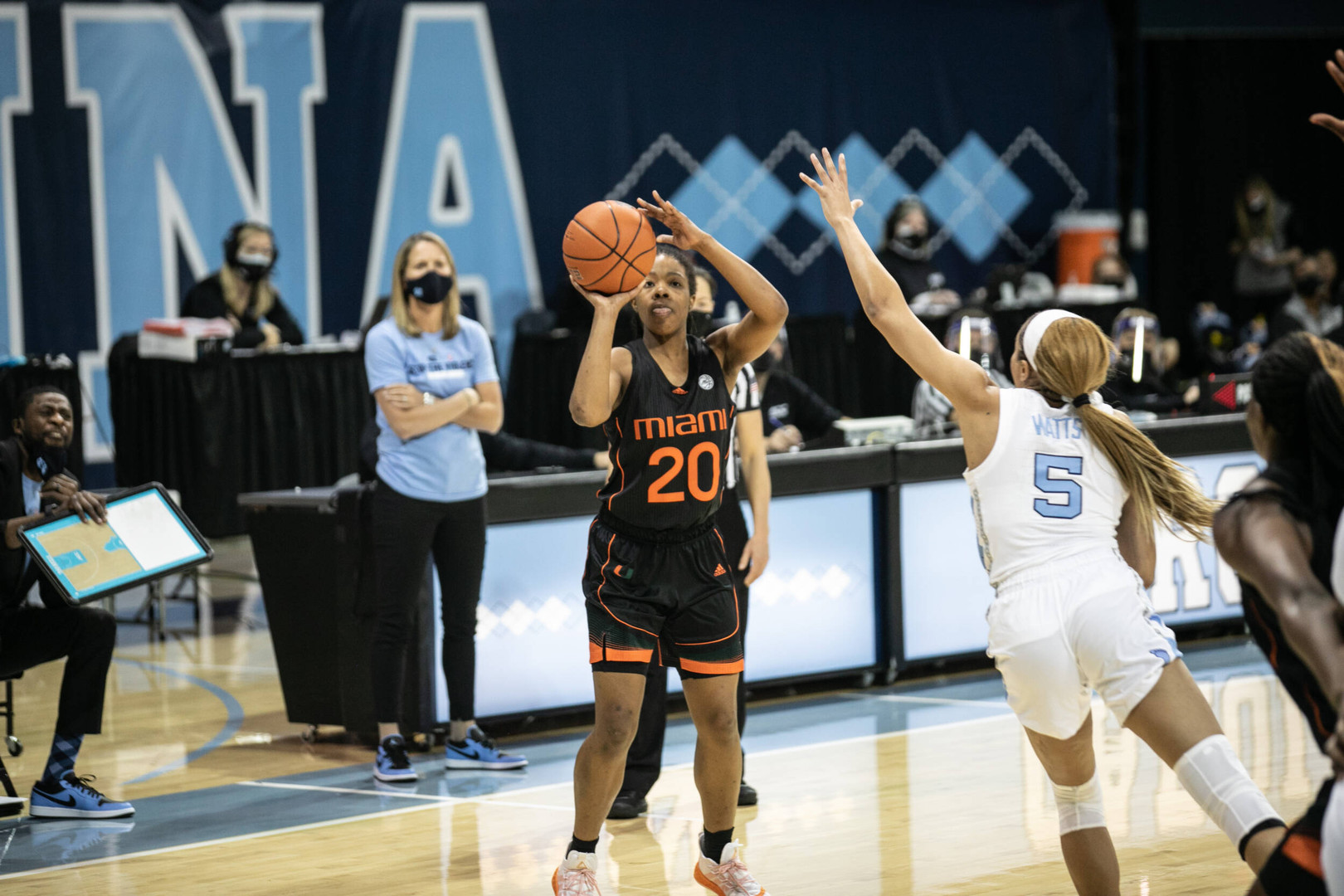 Marshall Reaches 1,000 Career Points in Miami’s Win at UNC