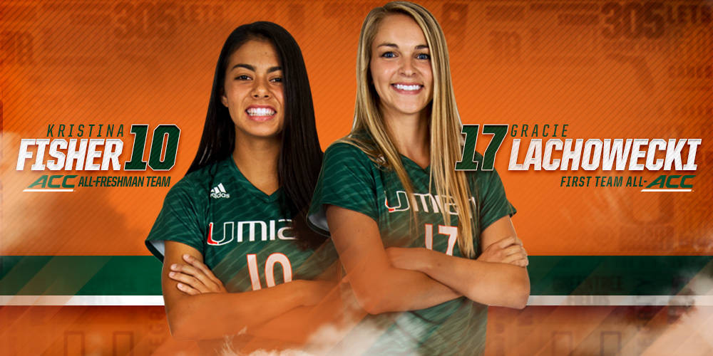 Lachowecki First Team All-ACC, Fisher All-Freshman