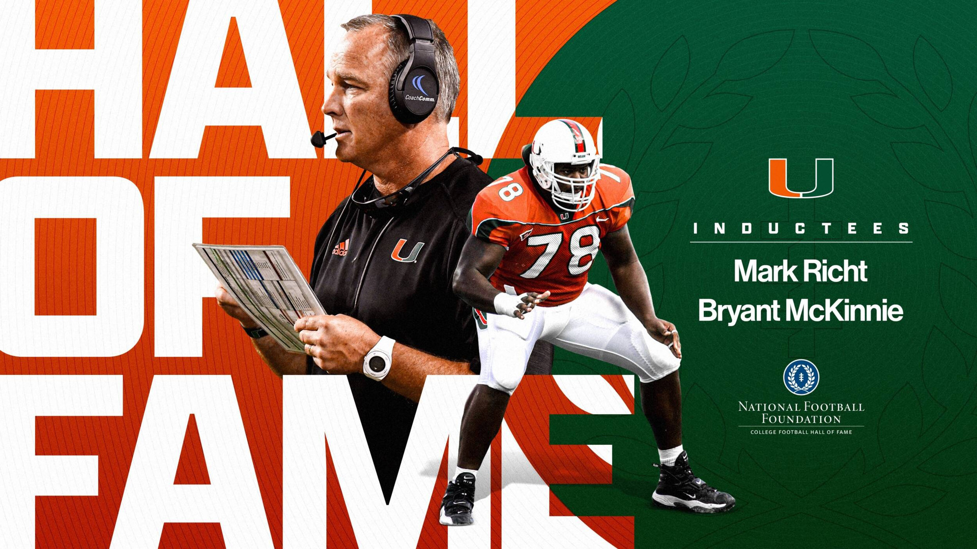 McKinnie, Richt Selected to CFB HOF 2023 Class