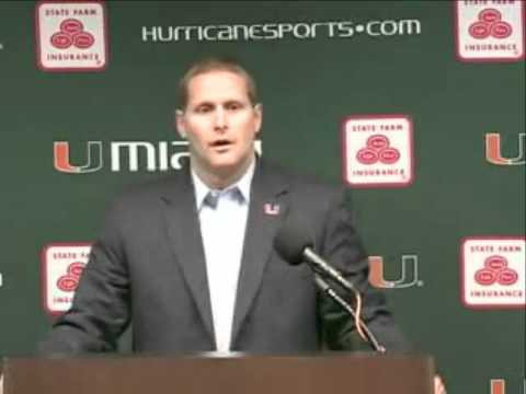 11/28/10 - Kirby Hocutt Press Conference