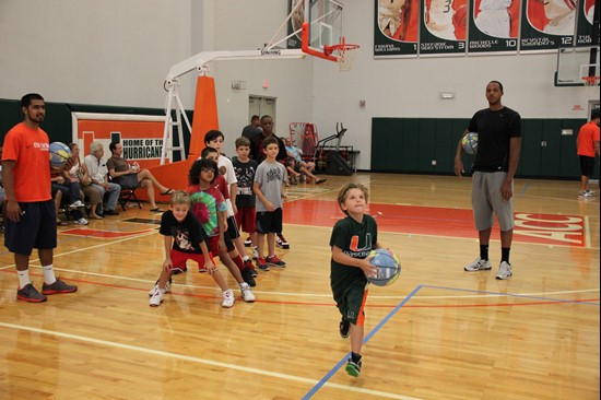 Jim Larranaga &acirc;?oeBack to School&acirc;?? Basketball Clinic