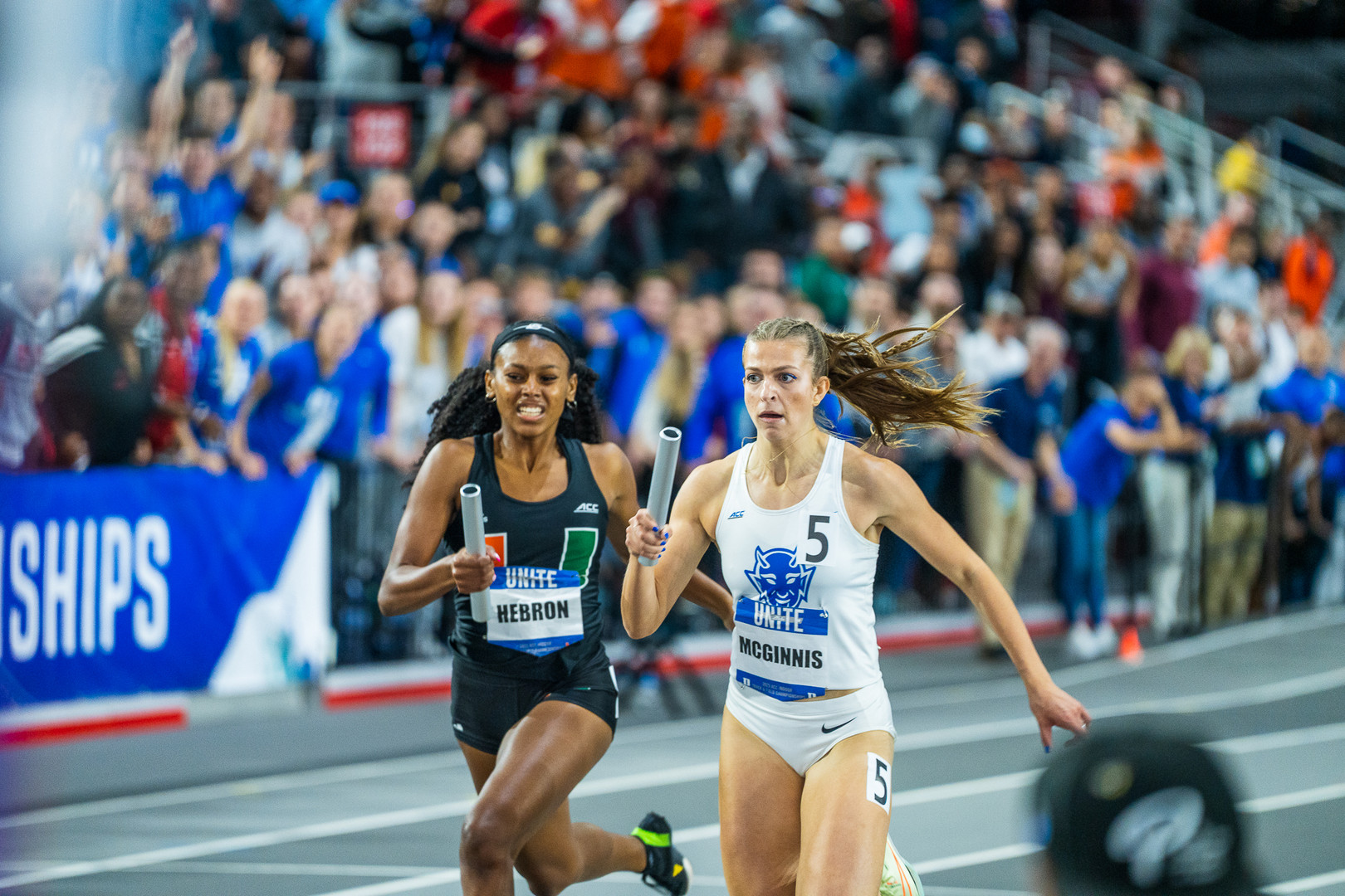Women's Relay Shines In Final Seconds, Hall Captures Gold, Hurricanes Complete ACC Championships