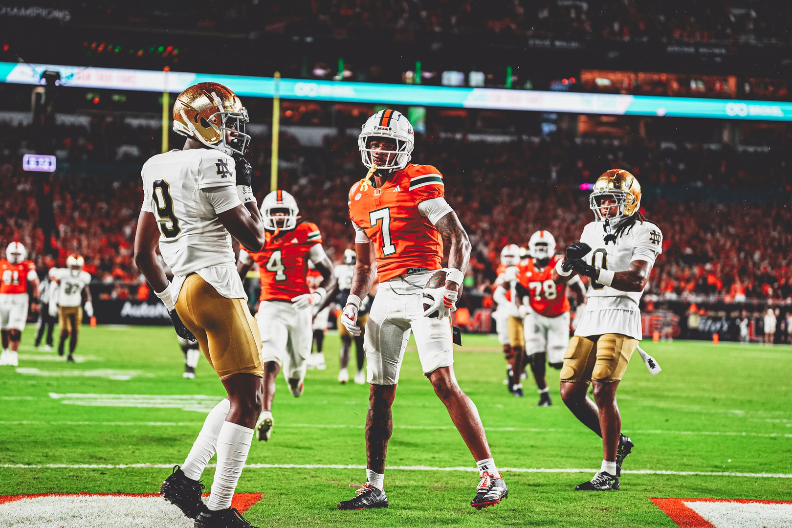 Canes Open Season with Thrilling, 27-24 Win over Notre Dame