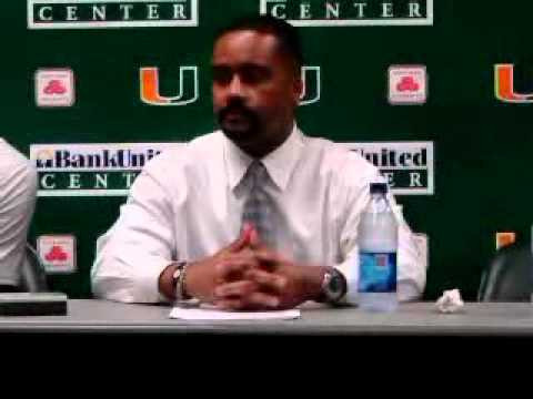 12/12/10 - Coach Haith, Adrian Thomas