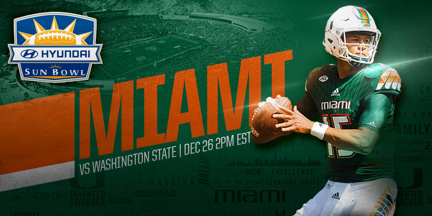 Miami Accepts Bid to the 2015 Hyundai Sun Bowl