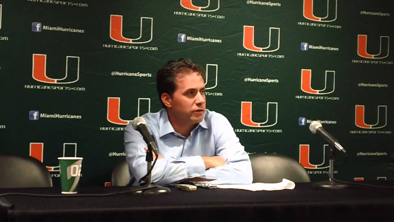 Miami - BC Postgame: OC Jedd Fisch