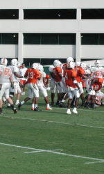 Hurricanes Practice in Pads