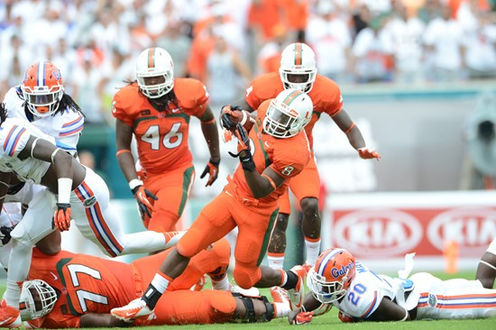 The University of Miami Hurricanes took on the #12 ranked University of Florida Gators at Sun Life Stadium on September 7, 2013.  The Canes beat the...