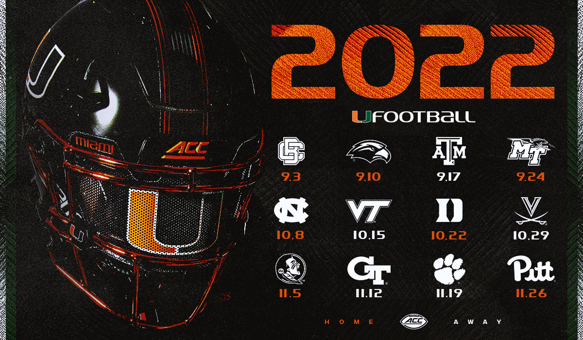 2022 Football Schedule Announced
