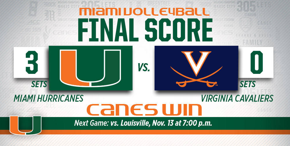 Balanced Attack Helps @CanesVB Sweep UVA