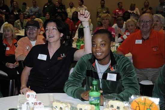 2011 Miami Hurricanes Women's Basketball Selection Show Event