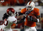 No. 17 Miami Knocks Off No. 8 Oklahoma, 21-20