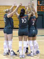 Volleyball Sweeps Middle Tennessee State, 3-0