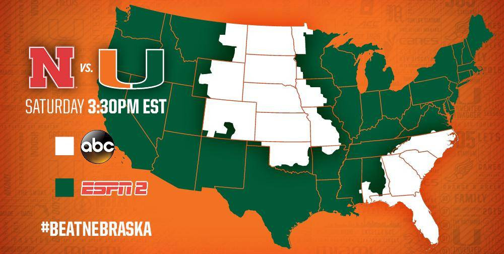 Where to Watch: Saturday vs. Nebraska