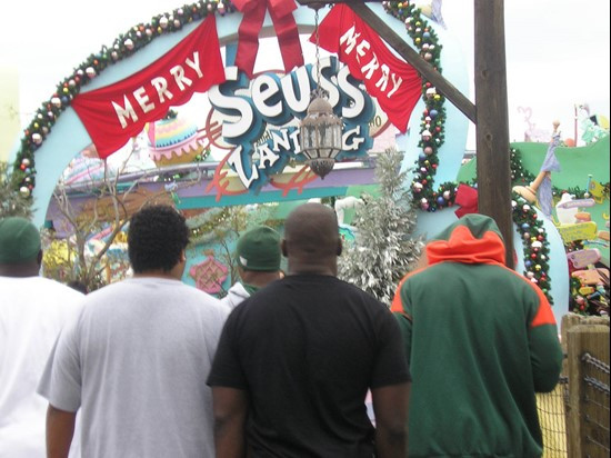 Hurricanes visit Universal Studios Saturday in Orlando.