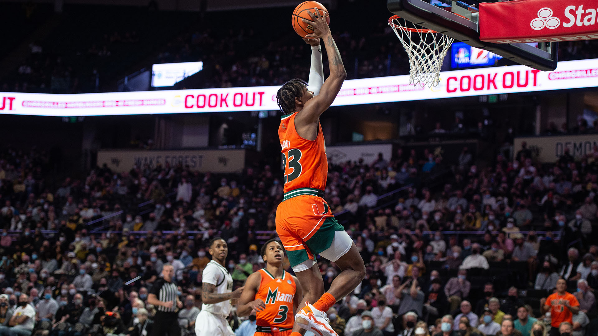 MBB Logs 76-72 Road Win at No. 25 Wake Forest